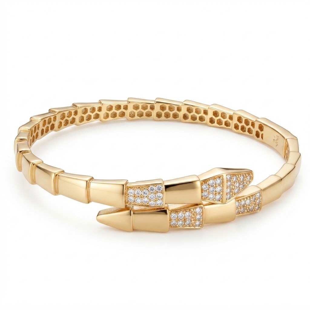 Brazalete 250.0 Variado Dorado oro 14 kilates con piedra