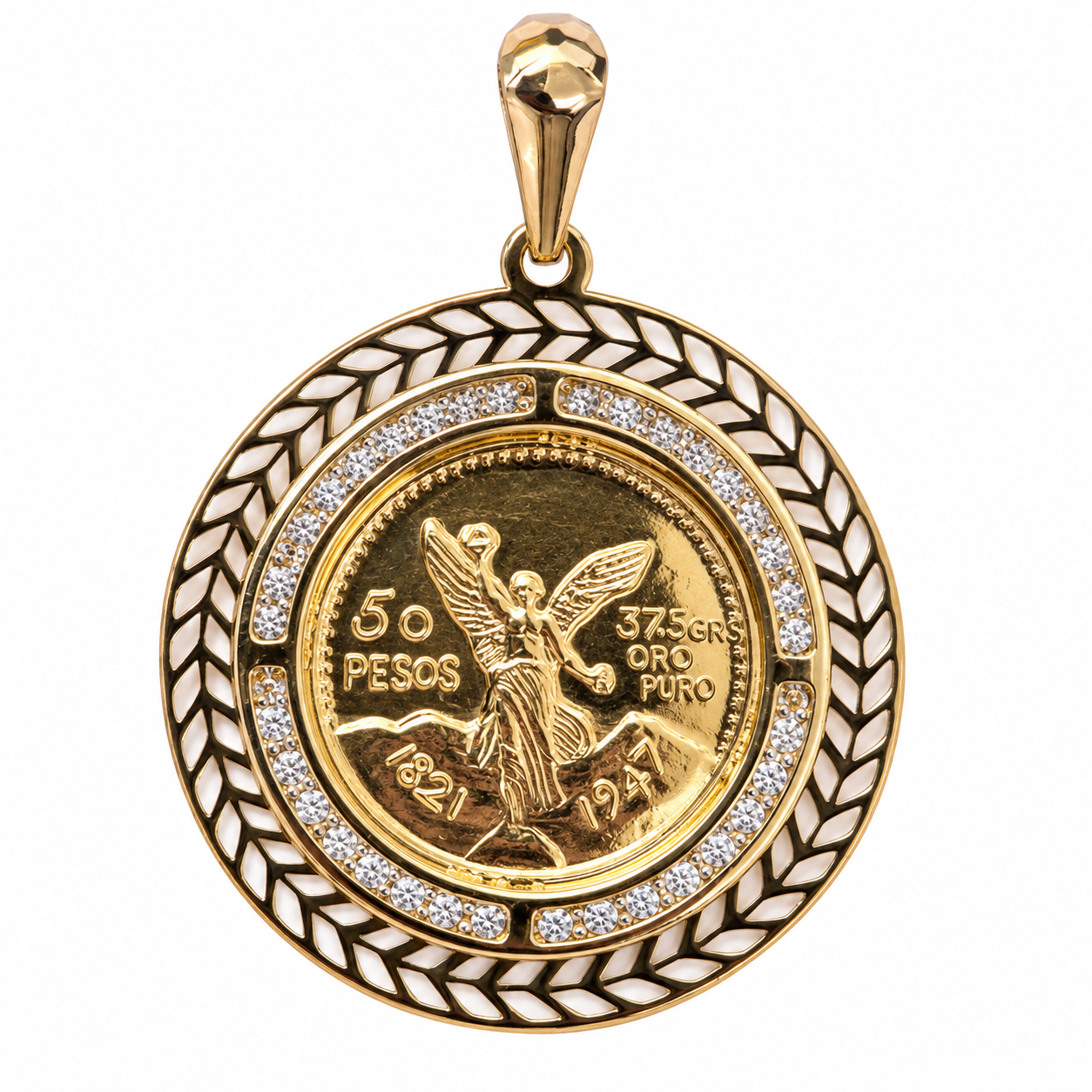 Dije 280.0 Dorado Bulto oro 10 kilates con piedra
