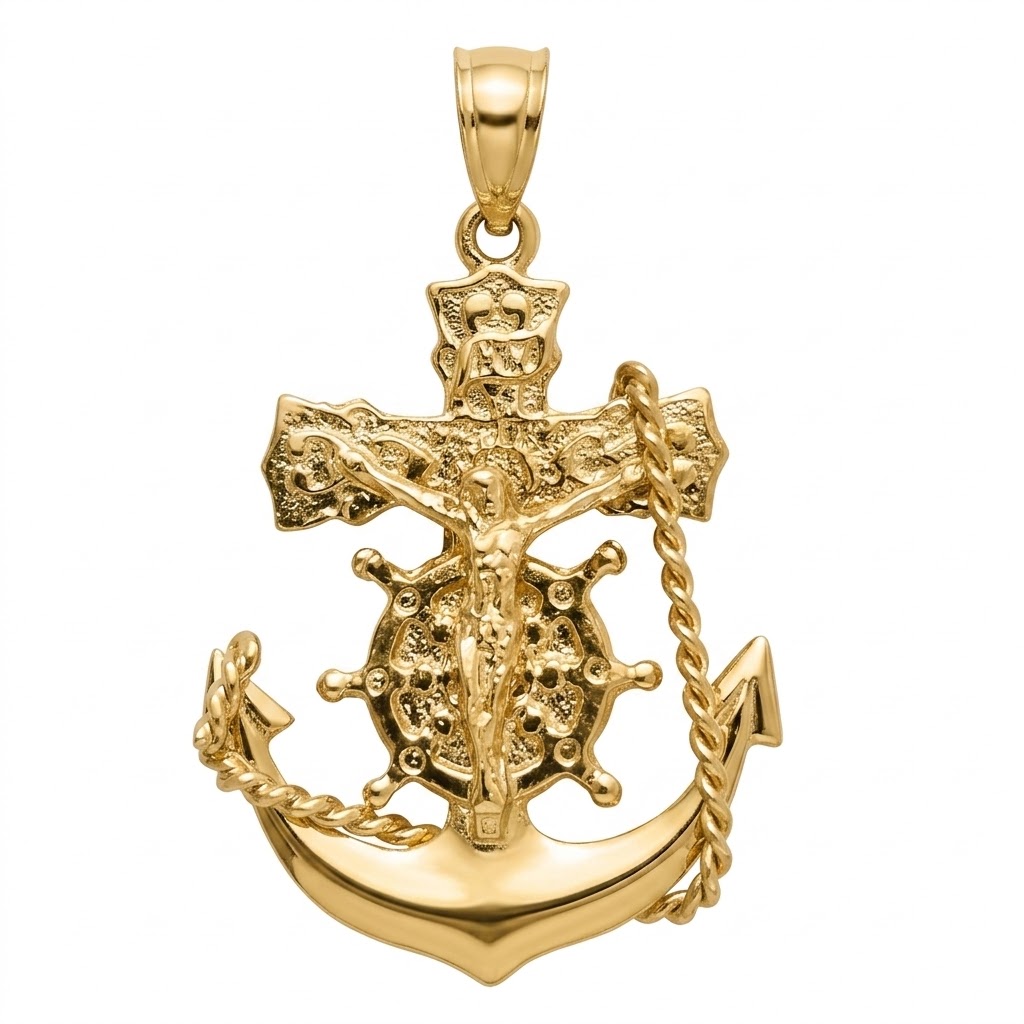 Cruz/Cristo 250.0 Dorado 2.3cm oro 14 kilates